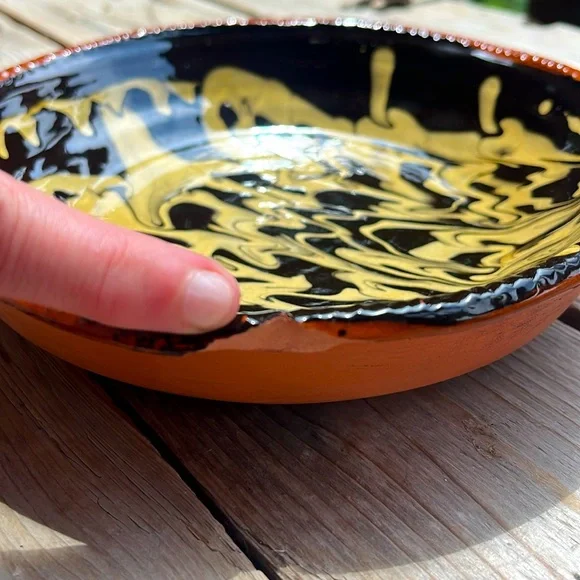 Colonial Williamsburg Restoration Redstone Glazed Pottery Bowl - Picture 6 of 7